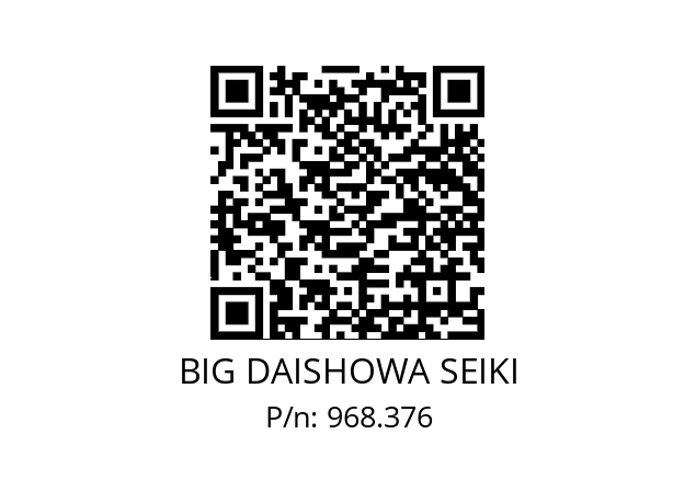  NBC6S-1.3AA BIG DAISHOWA SEIKI 968.376