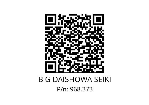  NBC6S-0.9AA BIG DAISHOWA SEIKI 968.373