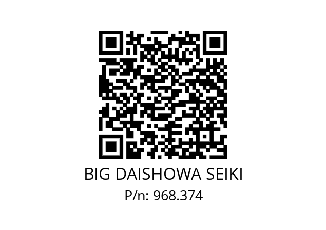  NBC6S-1.1AA BIG DAISHOWA SEIKI 968.374