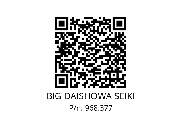  NBC6S-1.4AA BIG DAISHOWA SEIKI 968.377