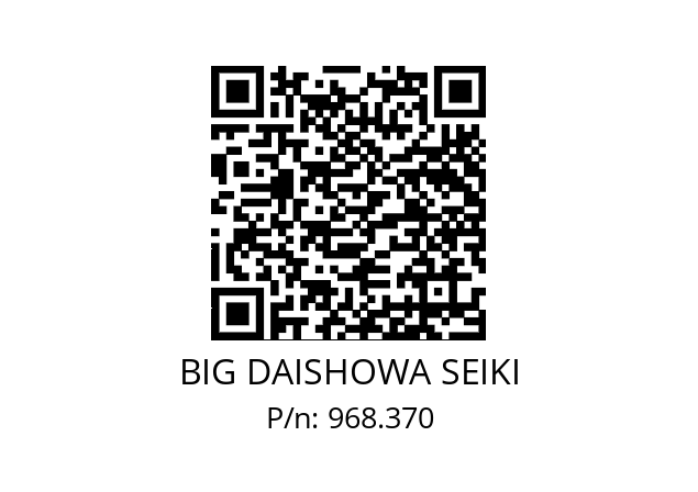  NBC6S-0.6AA BIG DAISHOWA SEIKI 968.370