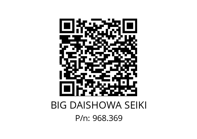  NBC6S-0.5AA BIG DAISHOWA SEIKI 968.369