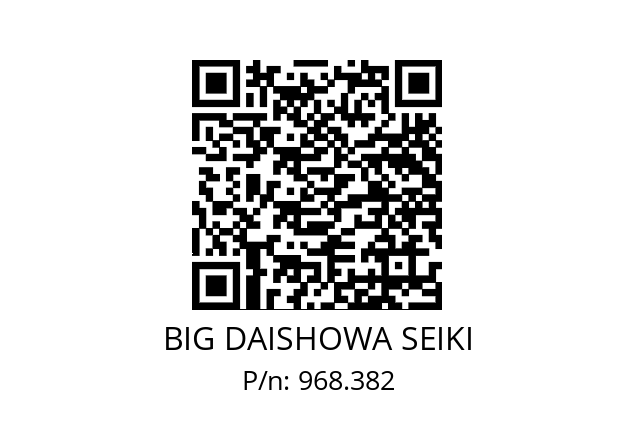  NBC6S-2.1AA BIG DAISHOWA SEIKI 968.382