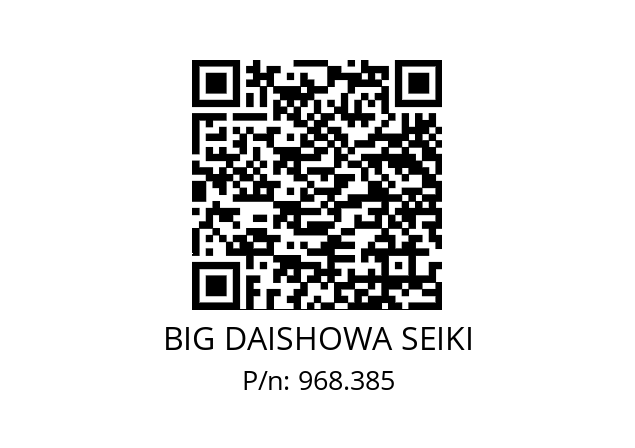  NBC6S-2.4AA BIG DAISHOWA SEIKI 968.385