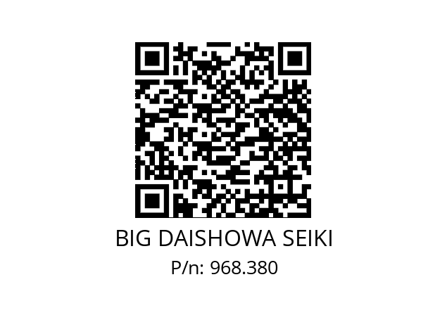  NBC6S-1.8AA BIG DAISHOWA SEIKI 968.380