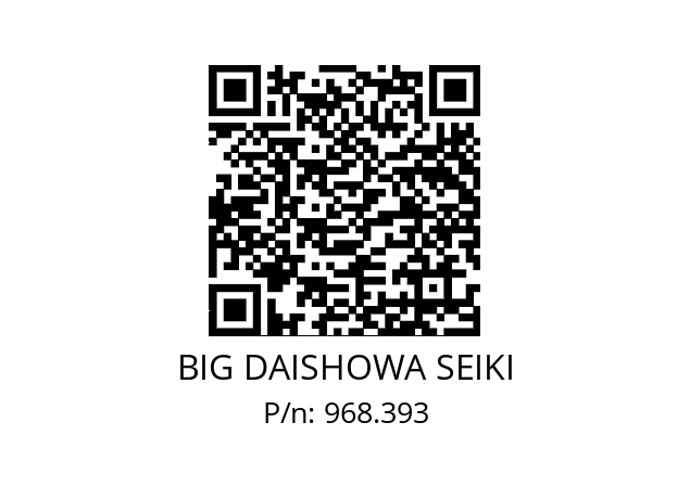  NBC6S-3.3AA BIG DAISHOWA SEIKI 968.393