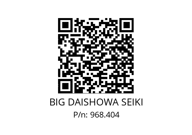  NBC6S-4.7AA BIG DAISHOWA SEIKI 968.404