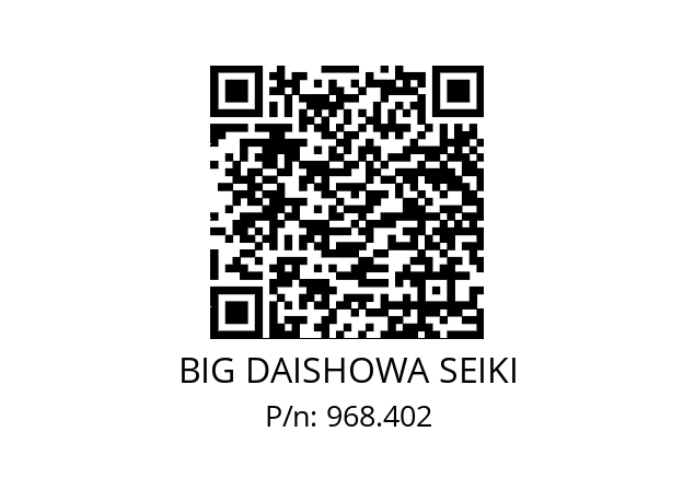  NBC6S-4.4AA BIG DAISHOWA SEIKI 968.402