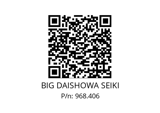  NBC6S-4.9AA BIG DAISHOWA SEIKI 968.406