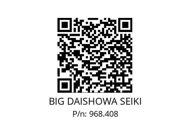  NBC6S-5.1AA BIG DAISHOWA SEIKI 968.408