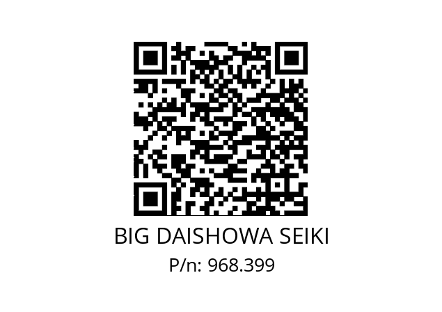  NBC6S-4.1AA BIG DAISHOWA SEIKI 968.399