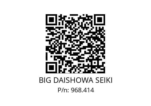  NBC6S-5.8AA BIG DAISHOWA SEIKI 968.414