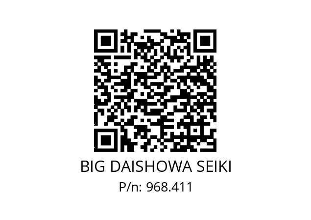  NBC6S-5.4AA BIG DAISHOWA SEIKI 968.411