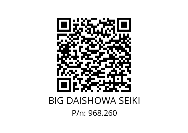  HSK-A63-MEGA10E-120 BIG DAISHOWA SEIKI 968.260