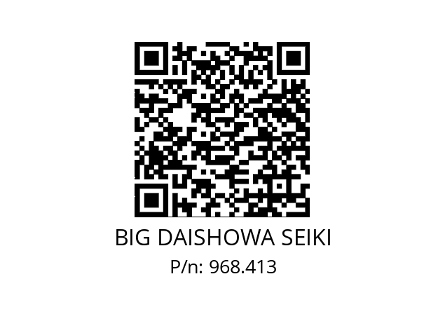  NBC6S-5.7AA BIG DAISHOWA SEIKI 968.413