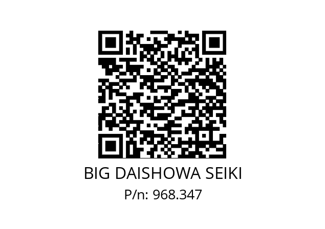  NBC4S-2.1AA BIG DAISHOWA SEIKI 968.347