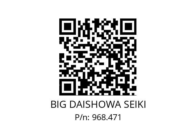  EPS6-06 BIG DAISHOWA SEIKI 968.471