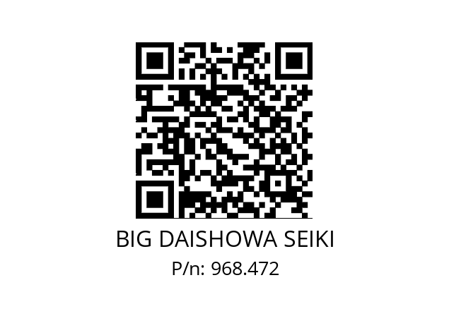  EPS8-03 BIG DAISHOWA SEIKI 968.472