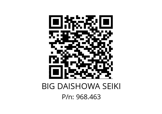  MEN10 BIG DAISHOWA SEIKI 968.463