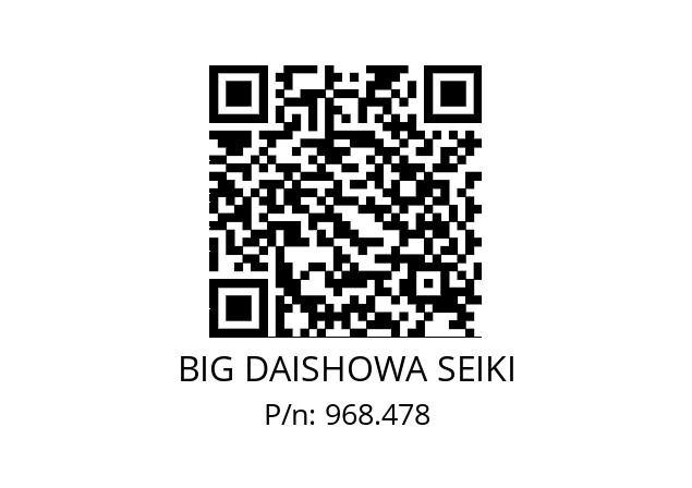  EPS10-03 BIG DAISHOWA SEIKI 968.478