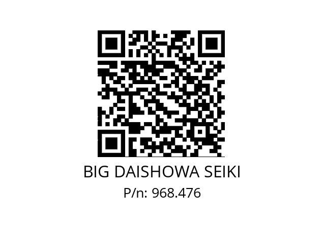  EPS8-07 BIG DAISHOWA SEIKI 968.476