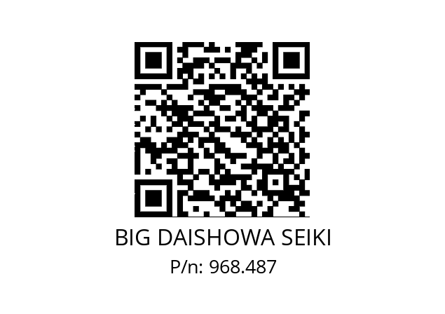  EPS13-04 BIG DAISHOWA SEIKI 968.487