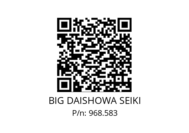  HSK-A100-NBS13-120 BIG DAISHOWA SEIKI 968.583