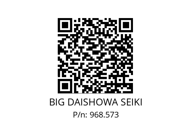  HSK-A100-NBS6-165 BIG DAISHOWA SEIKI 968.573