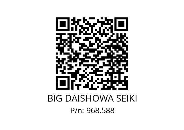  HSK-A100-NBS16-165 BIG DAISHOWA SEIKI 968.588