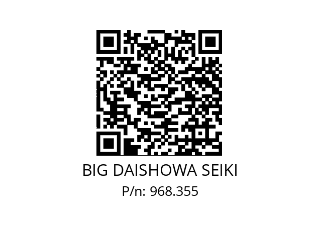  NBC4S-3.1AA BIG DAISHOWA SEIKI 968.355