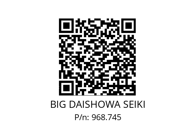  HSK-A50-MEGA6N-135 BIG DAISHOWA SEIKI 968.745