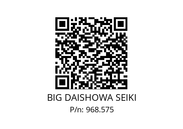  HSK-A100-NBS8-120 BIG DAISHOWA SEIKI 968.575