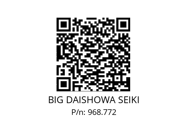  HSK-A63-NBS6-105 BIG DAISHOWA SEIKI 968.772