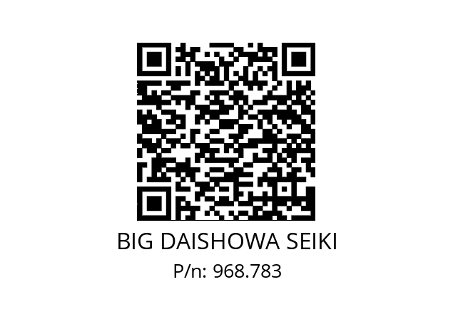  HSK-A63-NBS13-75 BIG DAISHOWA SEIKI 968.783