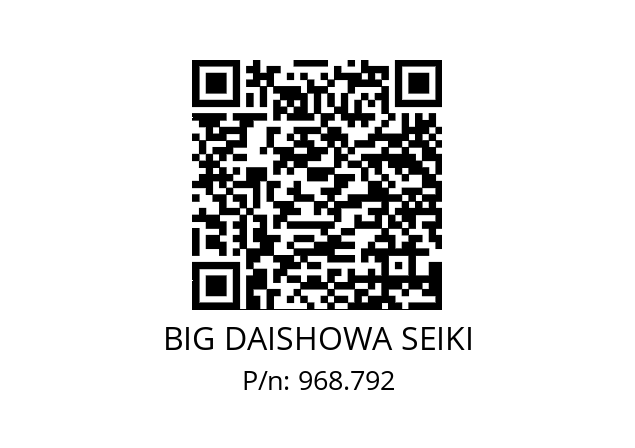  HSK-A63-NBS20-75 BIG DAISHOWA SEIKI 968.792