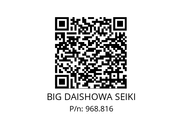  HSK-A63-MEGA8N-105 BIG DAISHOWA SEIKI 968.816