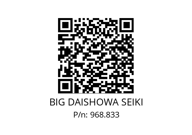  HSK-A63-MEGA20N-105 BIG DAISHOWA SEIKI 968.833