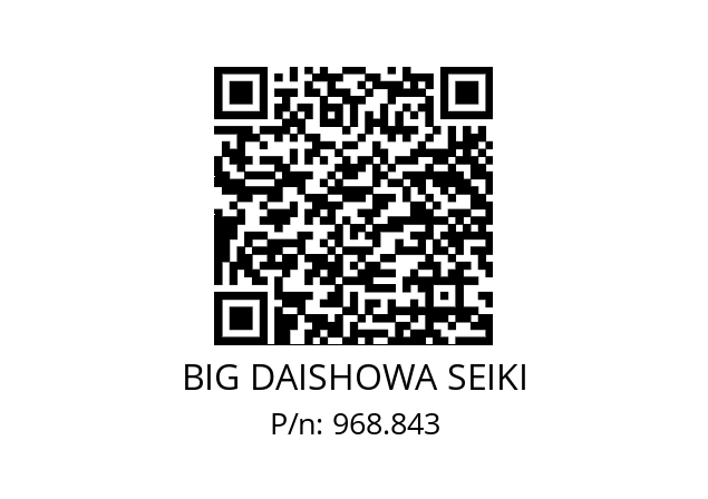  HSK-A100-MEGA6N-165 BIG DAISHOWA SEIKI 968.843