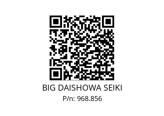  HSK-A100-MEGA16N-165 BIG DAISHOWA SEIKI 968.856