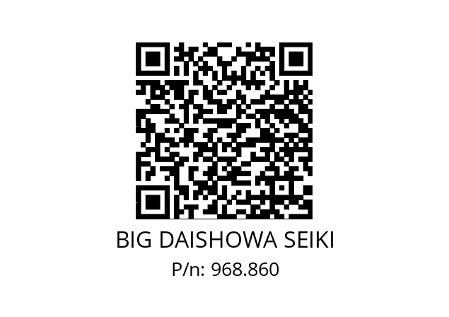  HSK-A100-MEGA20N-165 BIG DAISHOWA SEIKI 968.860