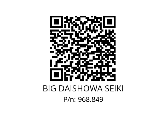  HSK-A100-MEGA10N-165 BIG DAISHOWA SEIKI 968.849