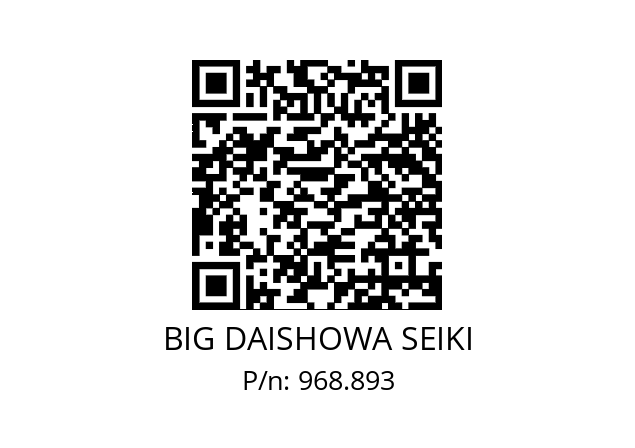  HSK-E40-MEGA6S-75T BIG DAISHOWA SEIKI 968.893