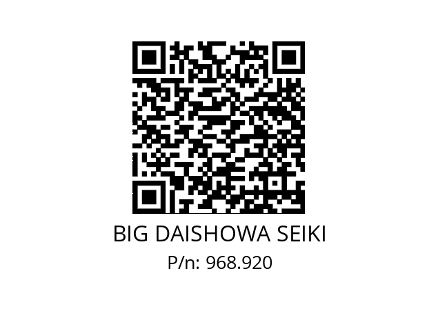  HSK-E40-MEGA3S-75T BIG DAISHOWA SEIKI 968.920