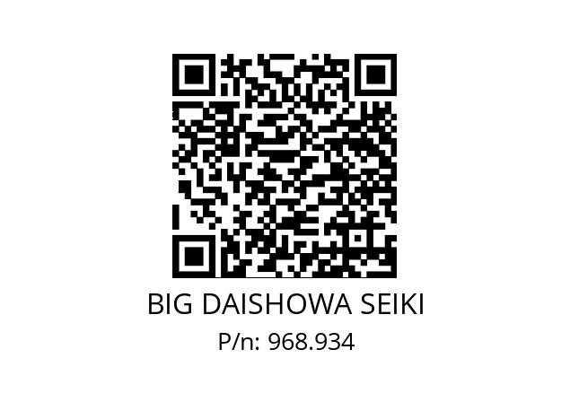  HSK-A40-MEGA4S-60T BIG DAISHOWA SEIKI 968.934