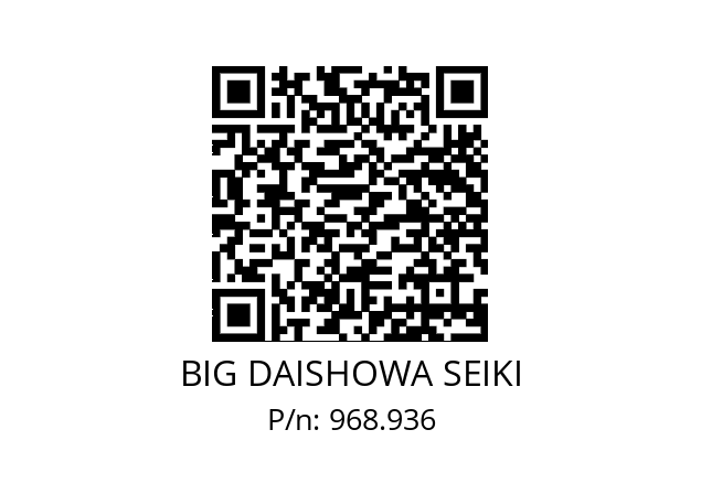  HSK-A40-MEGA3S-75T BIG DAISHOWA SEIKI 968.936