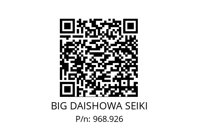  HSK-A40-MEGA6S-75T BIG DAISHOWA SEIKI 968.926