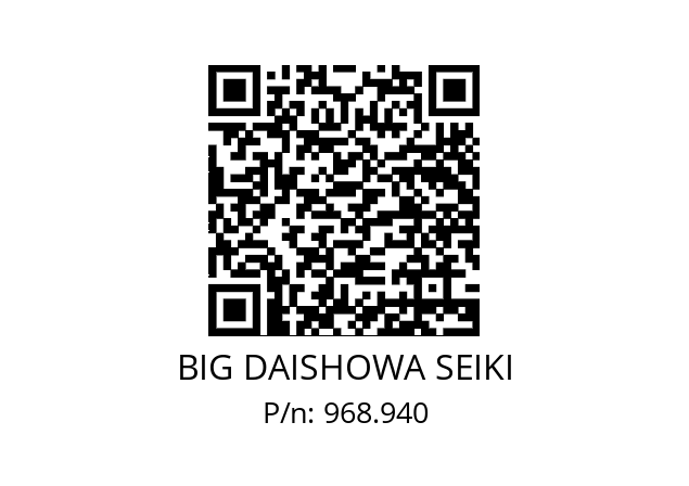  HSK-A40-MEGA6N-60 BIG DAISHOWA SEIKI 968.940