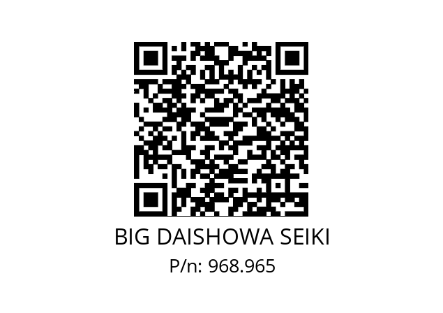  HSK-A63-MEGA4S-75 BIG DAISHOWA SEIKI 968.965