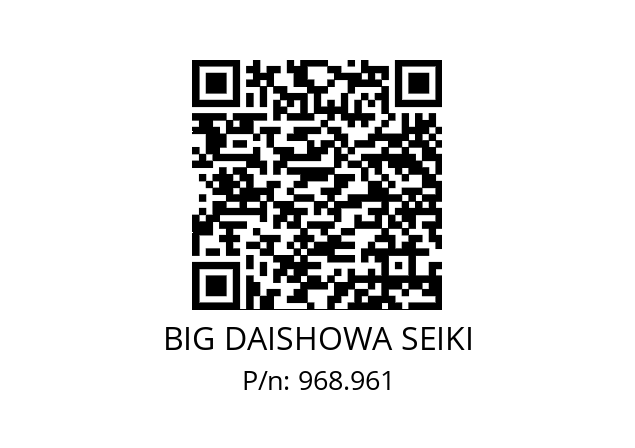  HSK-A63-MEGA3S-75T BIG DAISHOWA SEIKI 968.961