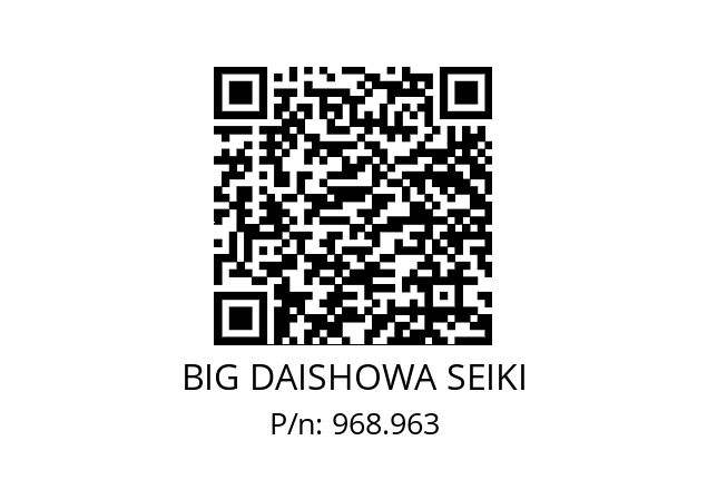  HSK-A63-MEGA3S-120T BIG DAISHOWA SEIKI 968.963